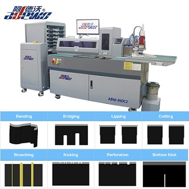 ABM-860C2 Αυτόματη μηχανή κάμψης μήτρας υψηλών κανόνων – Ευέλικτο σύστημα επεξεργασίας κανόνων