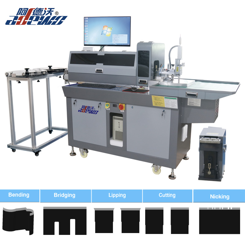 Υψηλός κανόνας Die Cut Plastic Molded Auto Bending Machine